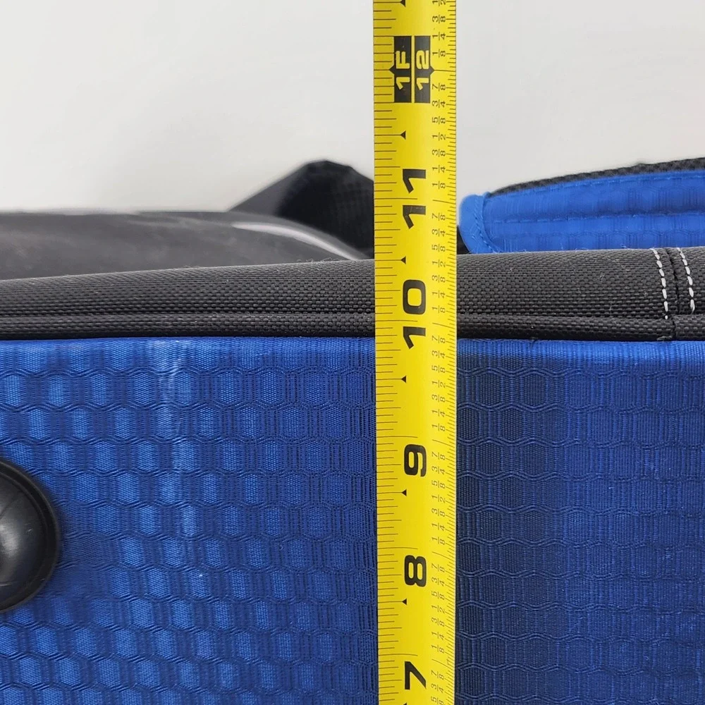 CIAO Rolling Duffel Bag 22 Inch Blue Black Wheeled Carry On Travel Luggage